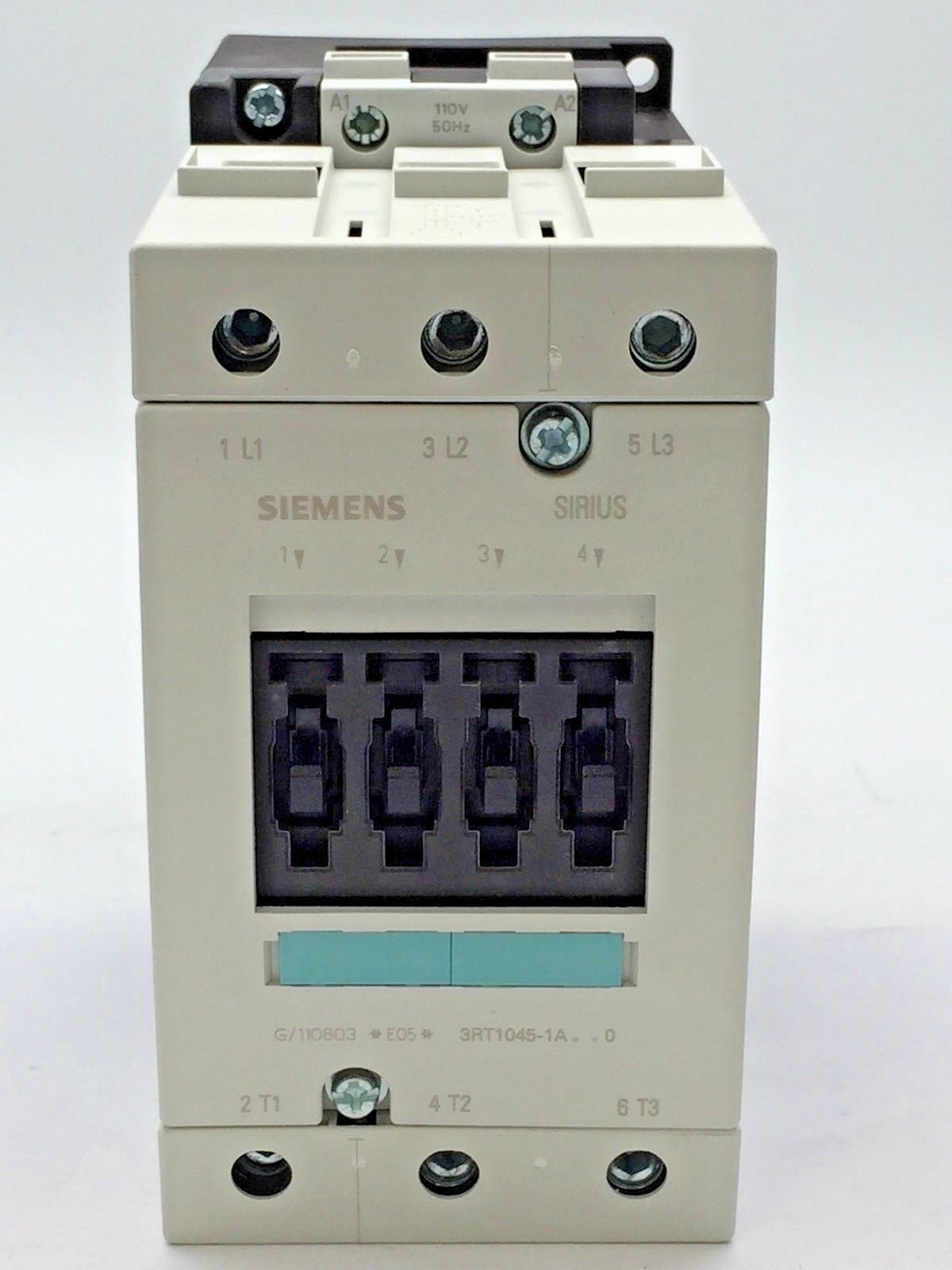 Siemens Sirius 3RT1045-1AF00 Contactor 3 Pole 80A 80 amp 110V AC-3 37kW 400V
