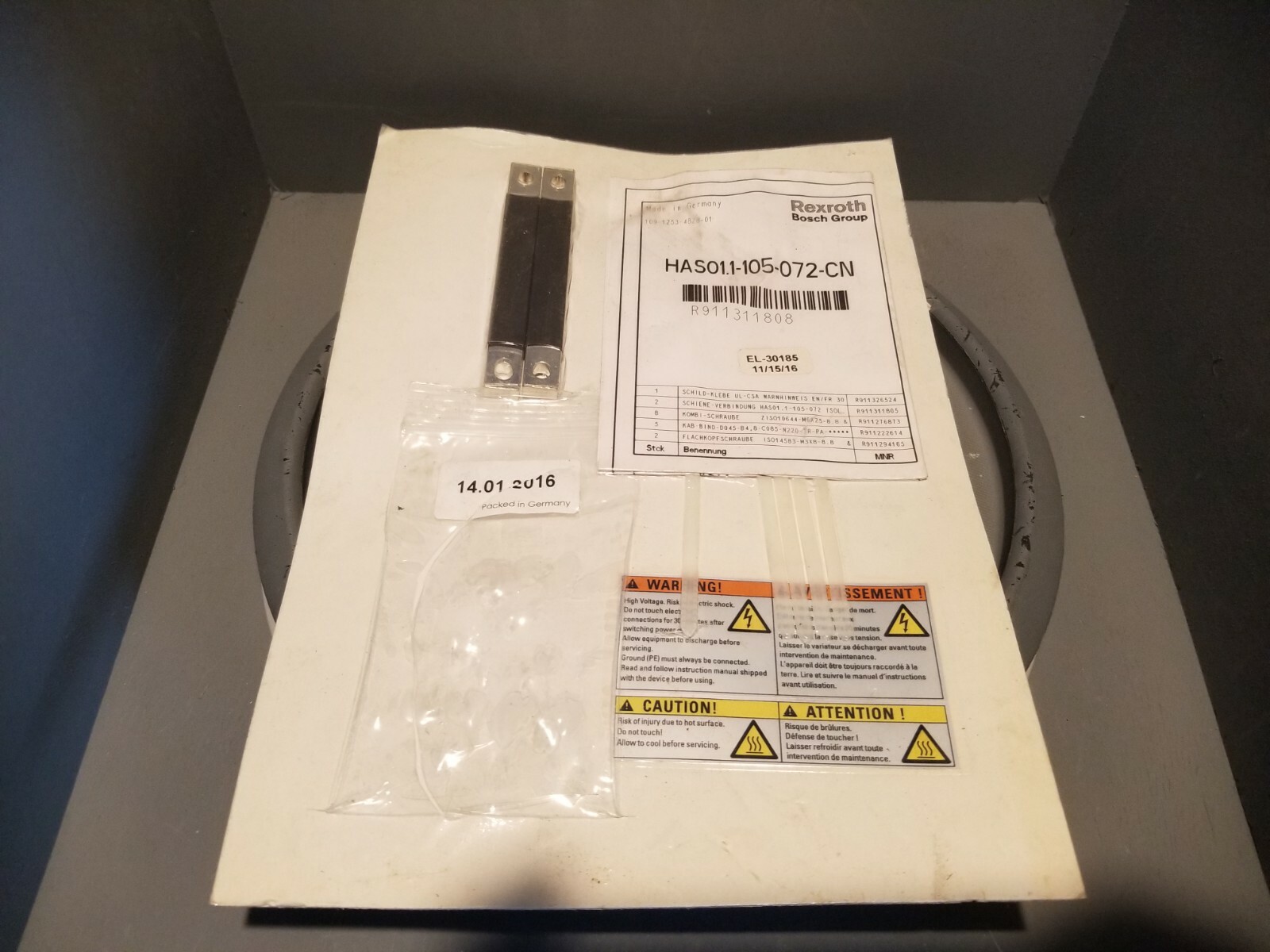 Rexroth, Bosch Controls Kit, MISSING PIECE, HAS01.1-105-072-CN