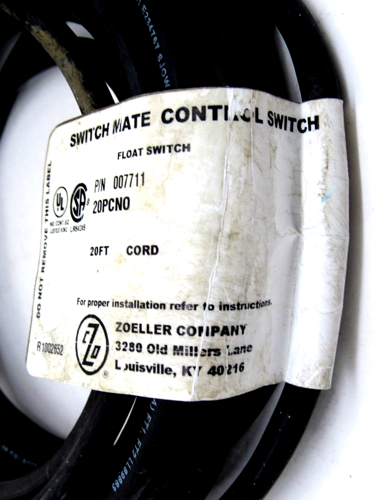 NEW SJE-RHOMBUS 20PCN0 FLOAT CONTROL SWITCH 007711