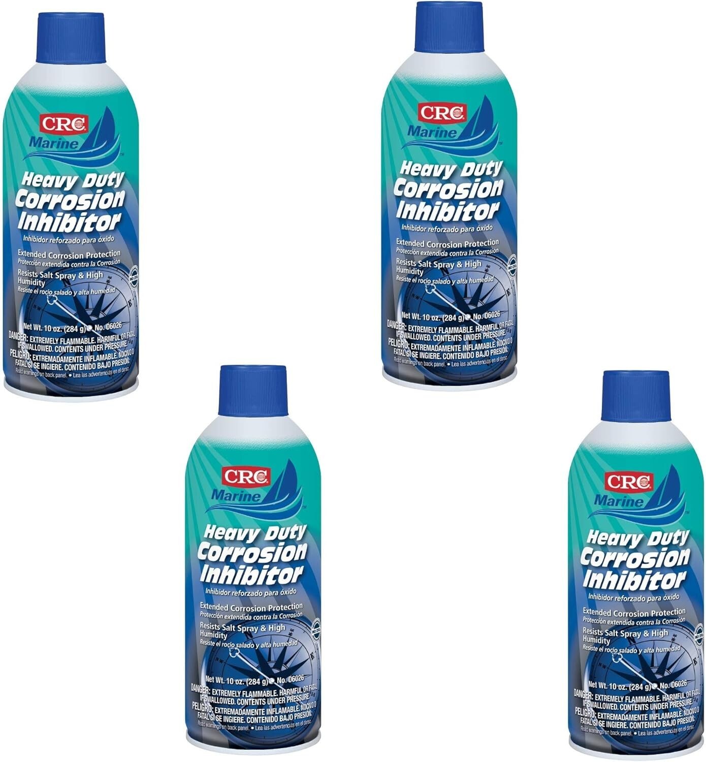 10 Oz Heavy-Duty Corrosion Inhibitor Spray – 4 Pack for Industrial & Marine Use