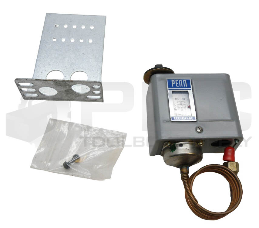 NEW JOHNSON CONTROLS P70AB-2C LOW SIDE PRESSURE GAUGE 20″ / 100PSIG *READ*