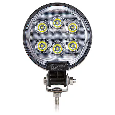 Maxxima Mwl-28 Work Light, Round, Clear Lens, 1200 Lumens