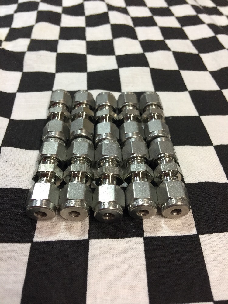 Lot Of 10, SWAGELOK UNION 4 mm, SS-4M0-6-4, SS-4MO-6, SS4M064, SHIPSAMEDAY#ZN2
