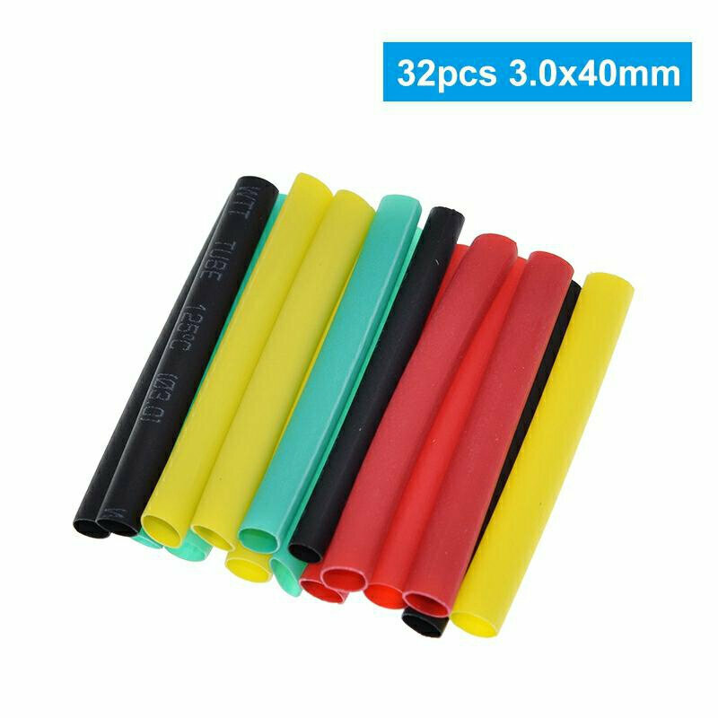328 Pcs Heat Shrink Tubing 5 Colors 8 Sizes Assorted Tube Wrap Sleeve Set Combo