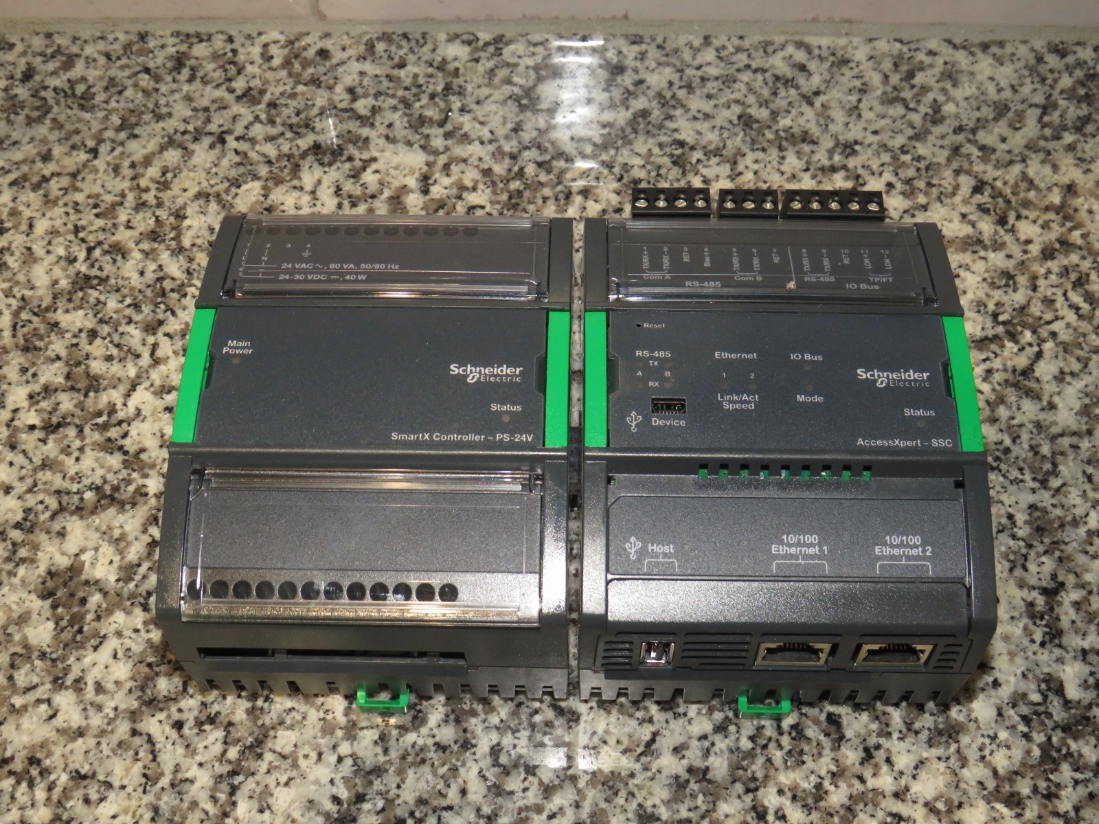 SCHNEIDER ELECTRIC PS-24 SMARTX CONTROLLER TB-PS-W1 BASE, AX-SSC TB-ASP-W1 BASE