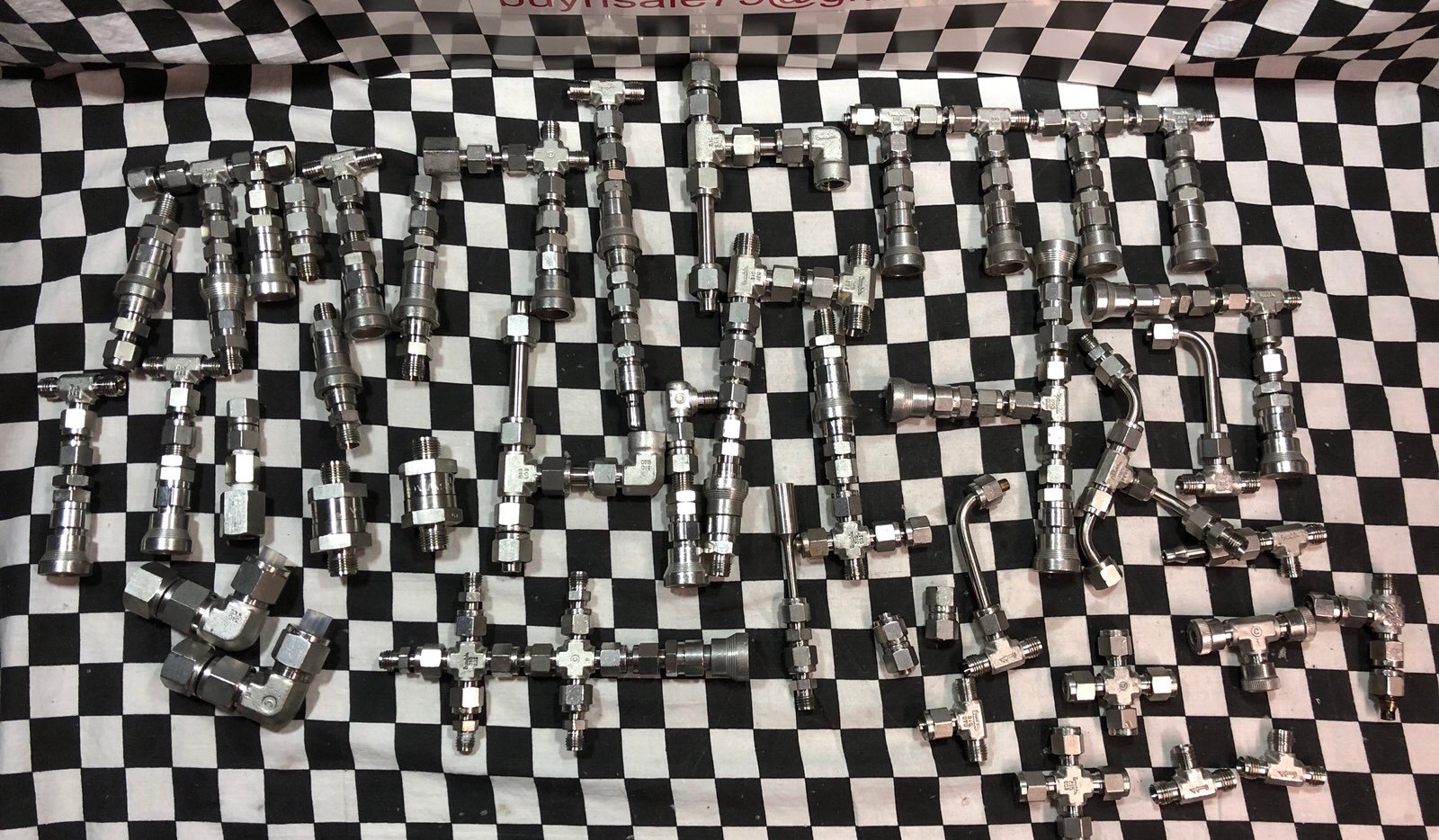BIG LOT SWAGELOK QUICK CONNECT UNION PORT CROSS TEE ELBOW FILTER SS-QC4-S-400