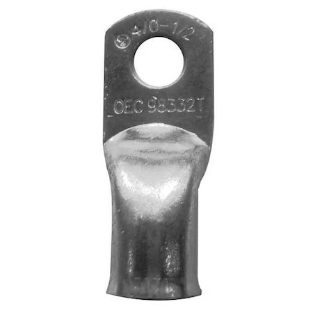 Westward 23Yz71 Lug, 4 Ga, 5/16 In, Crimp/Solder, Pk25