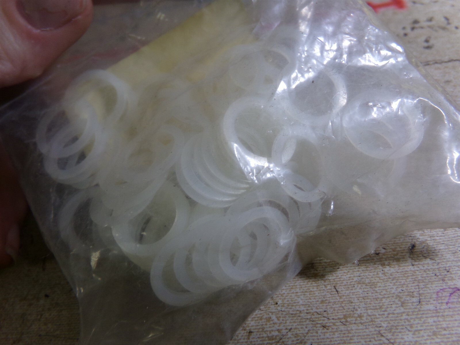 NEW Flat Plastic Washers, Sealing Rings 5XU60 *FREE SHIPPING*