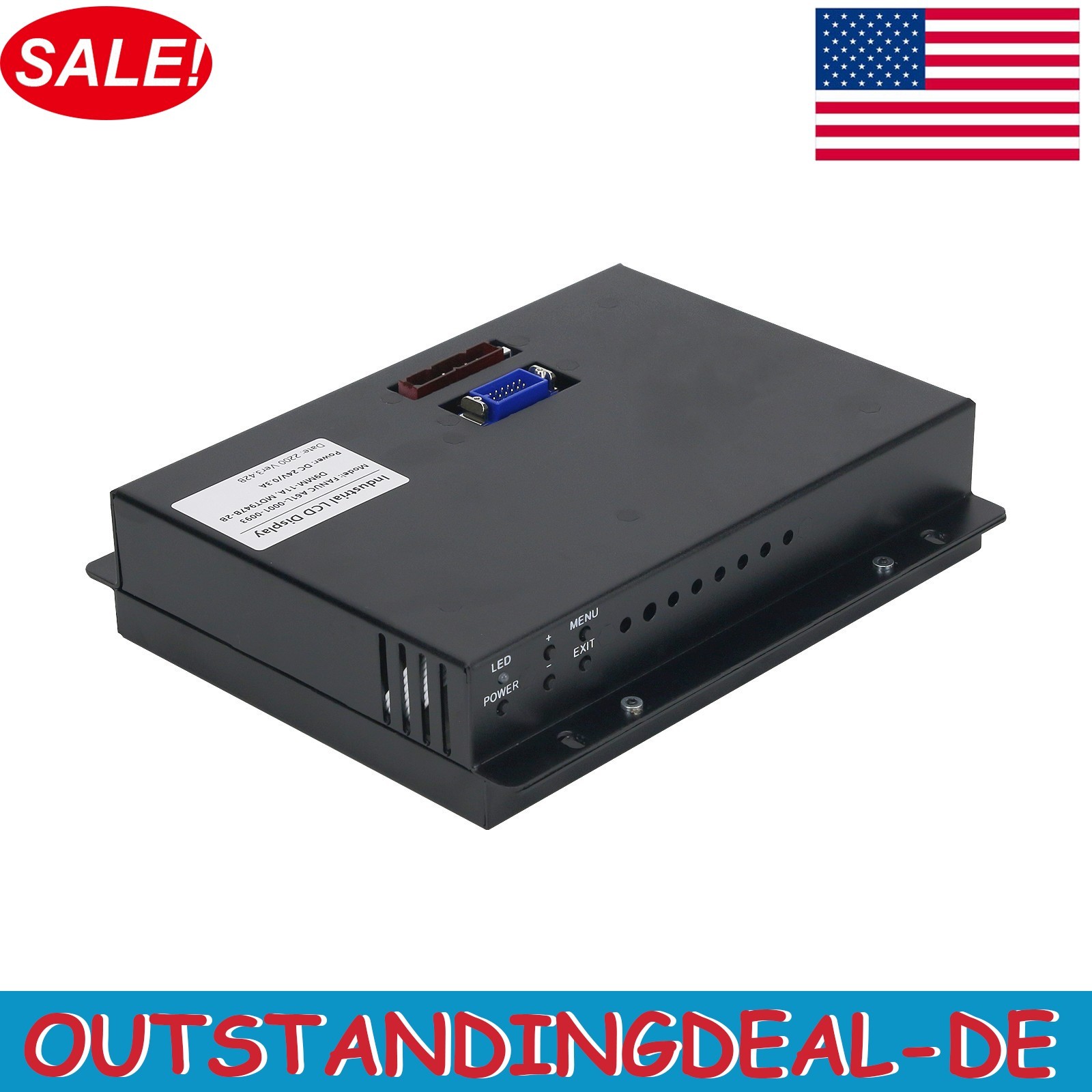 A61L-0001-0093 D9MM-11A 9″ LCD Monitor Replacement for FANUC CNC System CRT US&