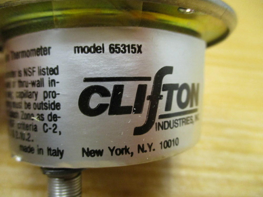 Clifton 65315X Accu-Case Refrigeration Thermometer