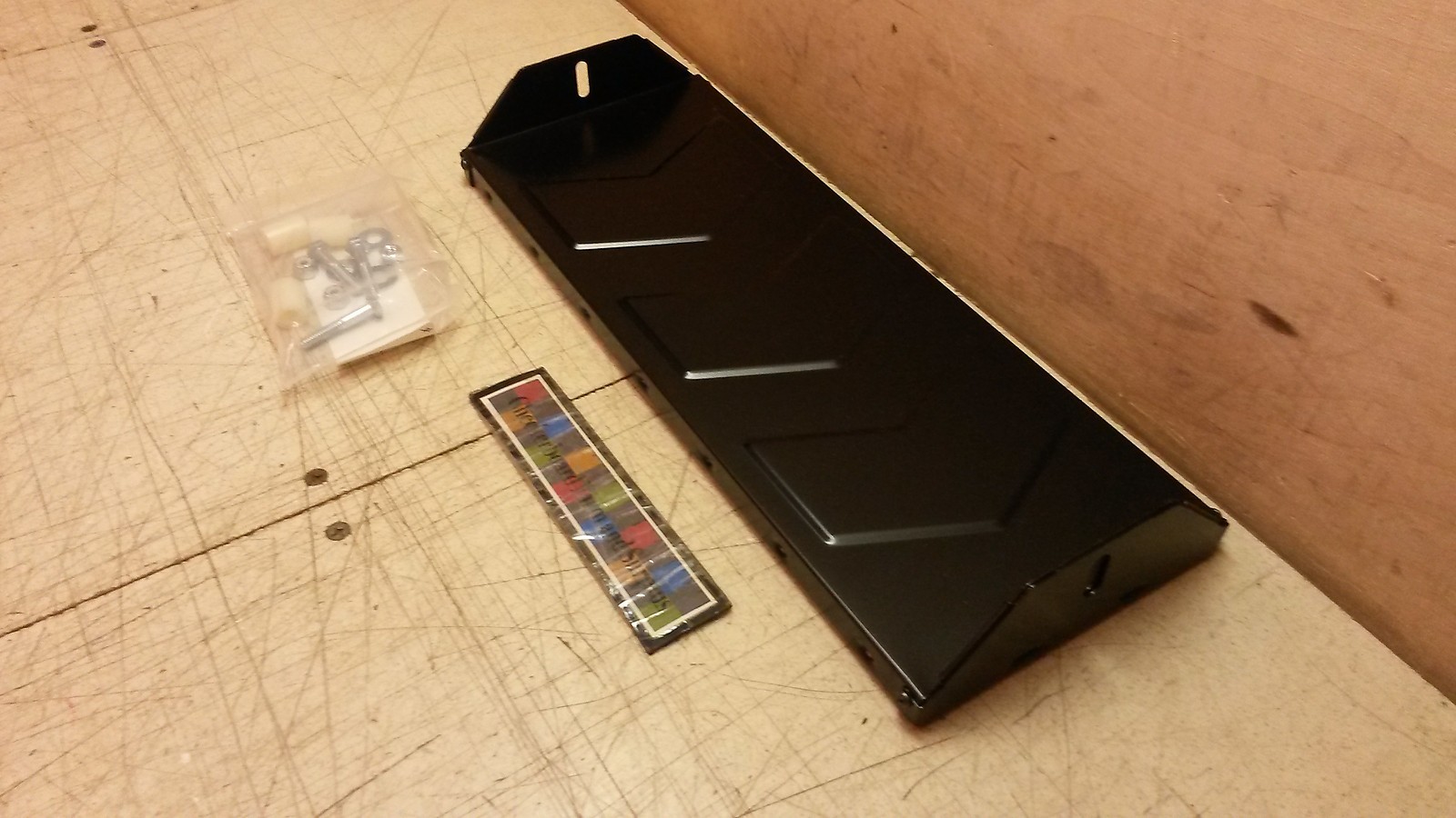 NOS Luverne Truck Rearview Mirror Assembly S158KB 158AG1-L 2540010837852 6″x16″