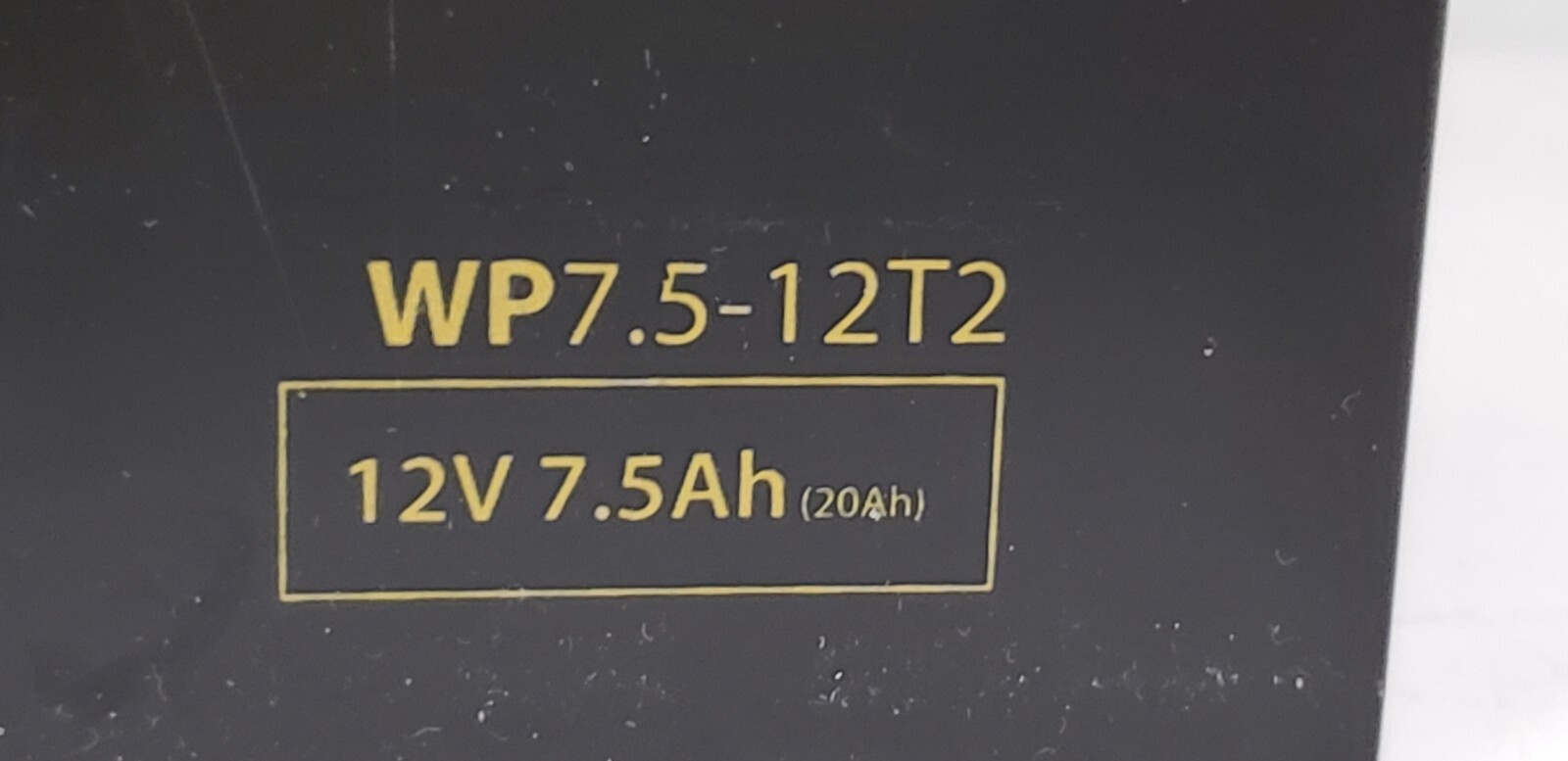 ENERWATT WP7.5-12T2 BATTERY REPLACEMENT, AGM SERIES, 12V 7.5Ah, NIB
