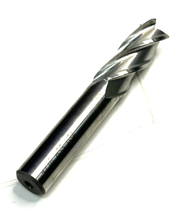 CLEVELAND C33162 END MILL 9/16″ OAL 3-3/8″ USEABLE LENGTH 1-3/8′ 4 SPIRAL FLATE