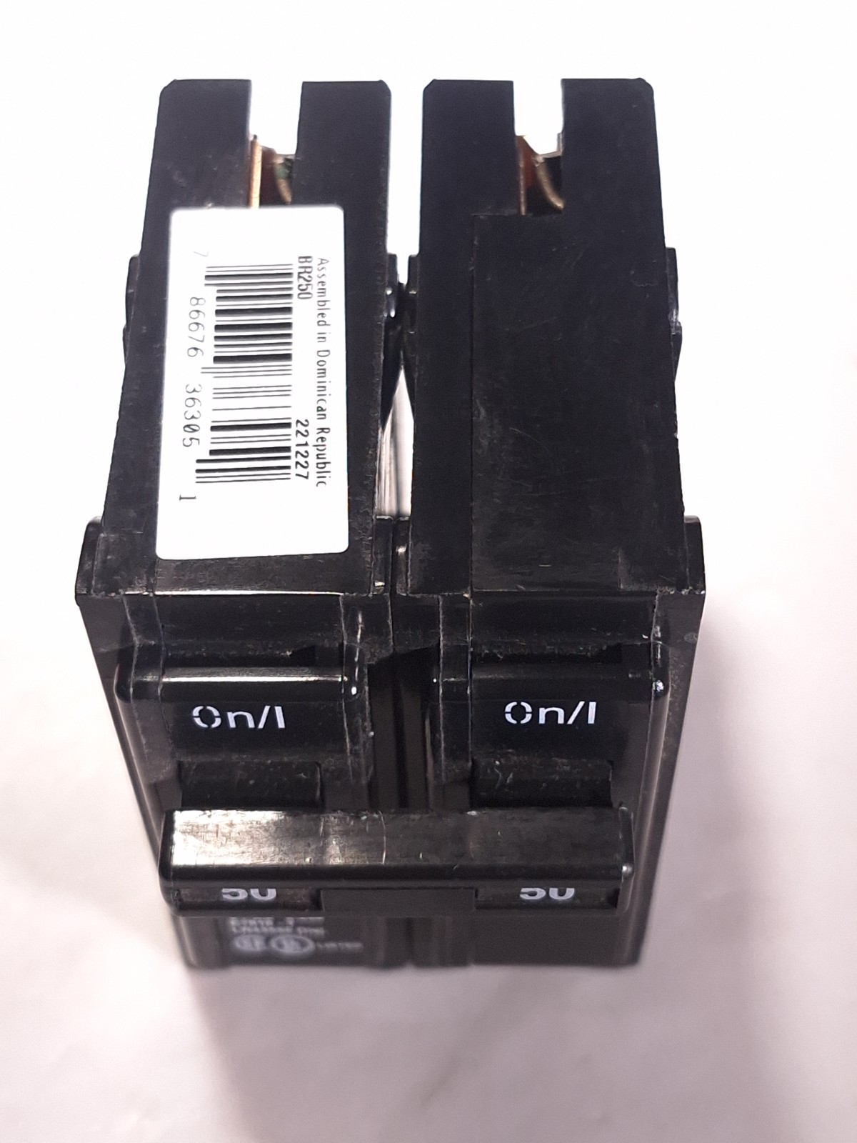 EATON CUTLER HAMMER BR250 CIRCUIT BREAKER 50A 2P 120/240V 50/60Hz – 6 AVAILABLE
