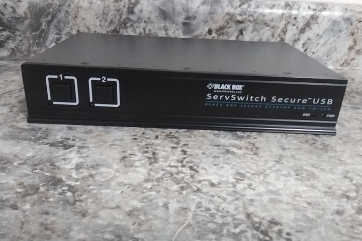 Black Box SW2008A-USB-EAL ServSwitch Secure KVM Switch with USB, DVI 2 Port