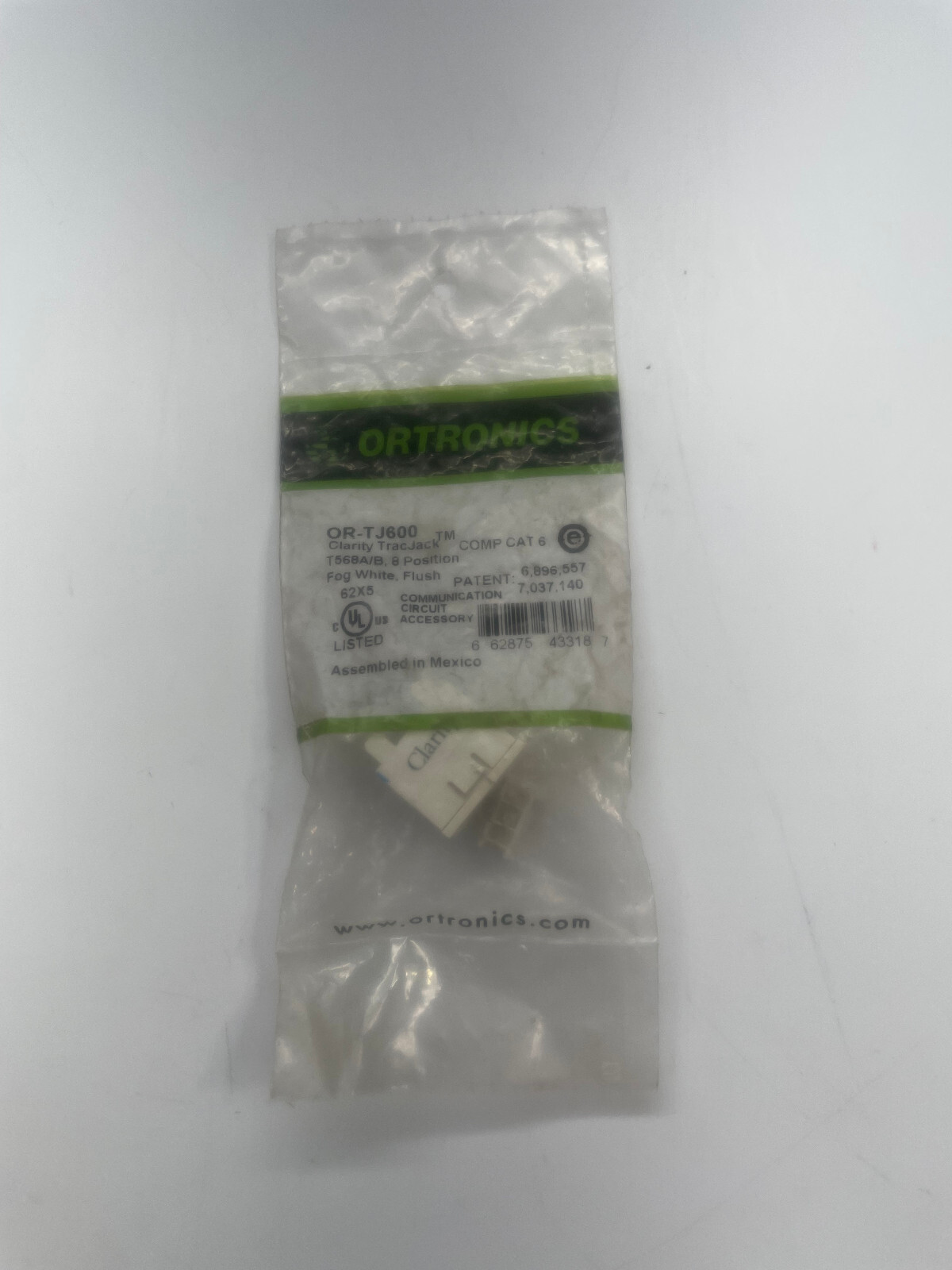 Ortronics Clarity Tracjack Cat 6 OR-TJ600