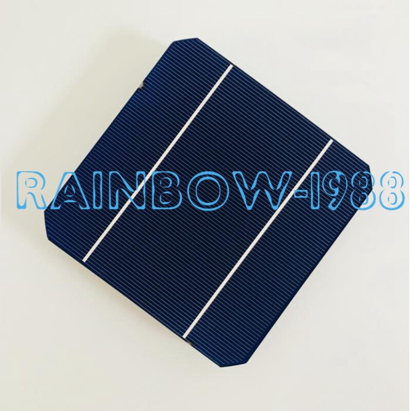 QTY:10 High Efficiency Monocrystalline Solar Cell 125mmx125mm 3.14W 0.5V Class A