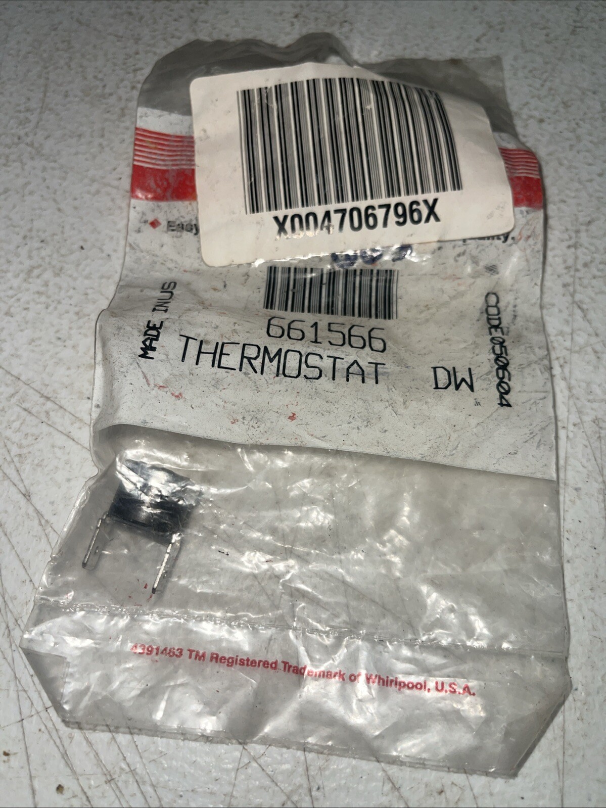 NOS FSP Whirlpool Kenmore Dishwasher Thermostat 661566 Q172