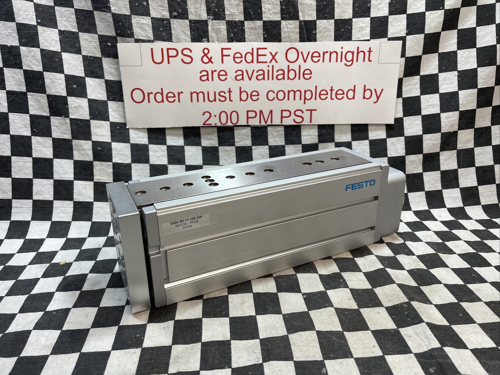 FESTO 562230, EGSL-BS-75-100-10P, EGSLBS7510010P, Cylinders Electric mini slide