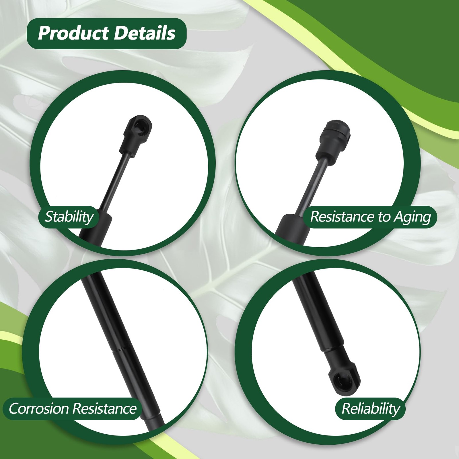 2 Pcs 5100940 Steering Damper Shock Absorber Fit for Ferris IS500Z IS1500Z IS…