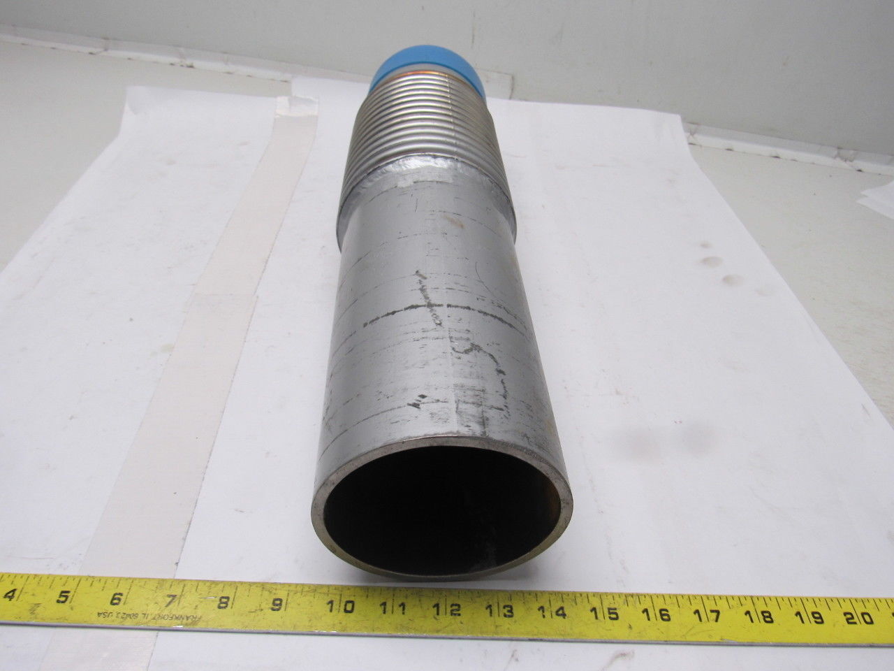 4″ Threaded x Weld On Single Bellow Flexible Expansion Coupling Tail Pipe