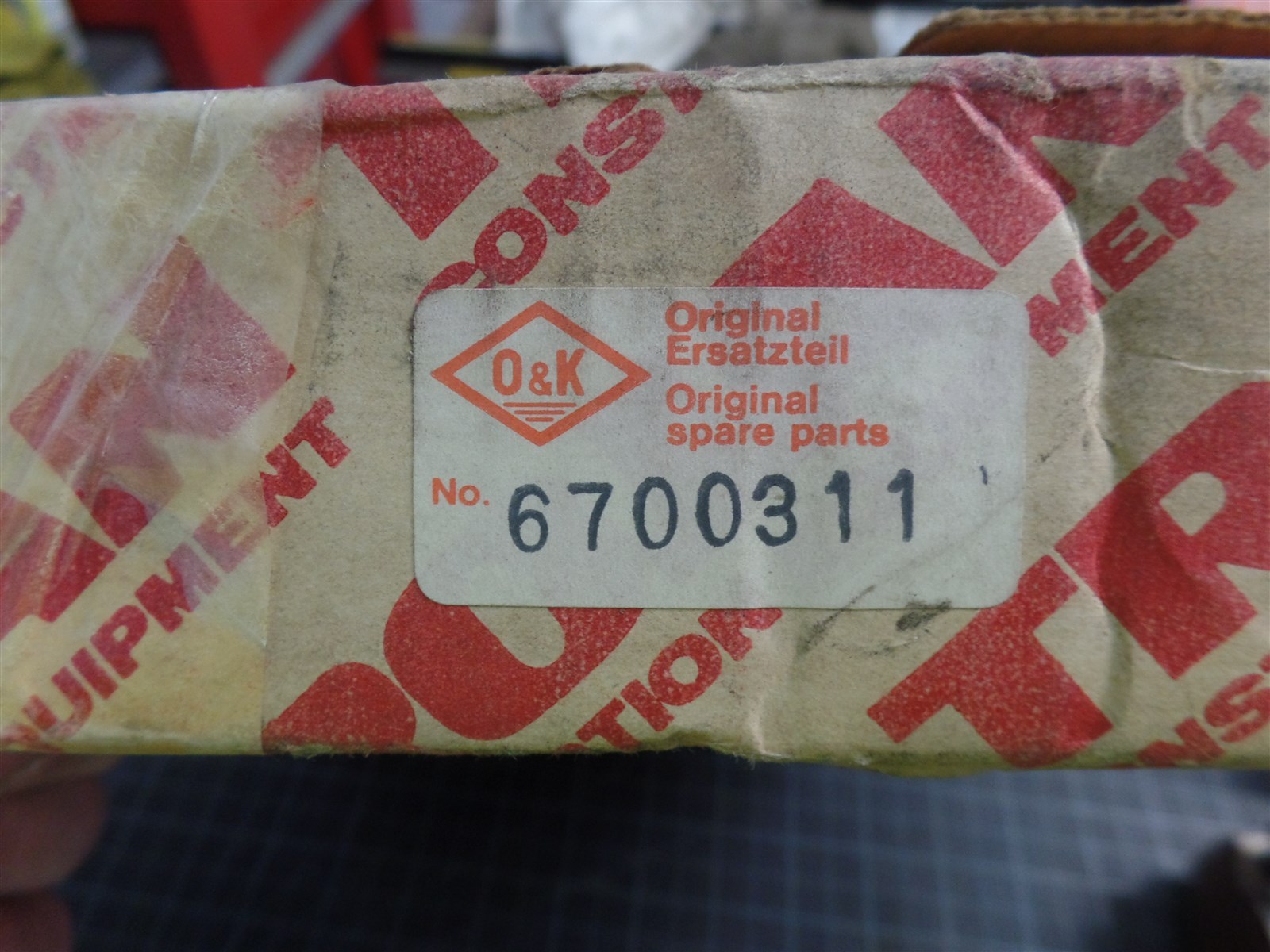 GENUINE TROJAN O&K 10670031100 CROSS 7075B ASSEMBLY, TEREX 10-670031100, 6700311