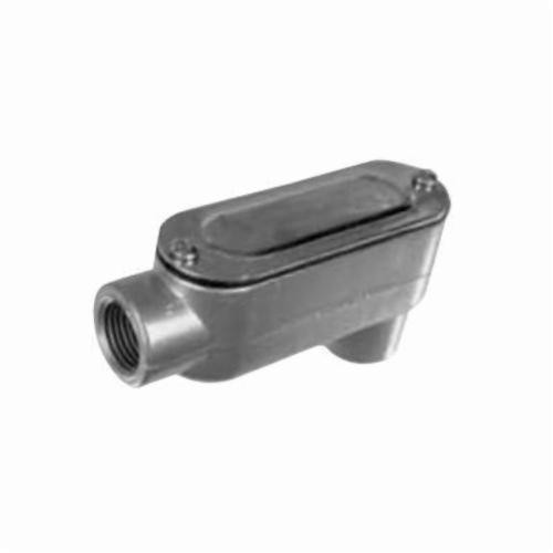 Southwire LB4CG Type LB Conduit Body, 1-1/4 In Hub, Aluminum, Cover & Gasket