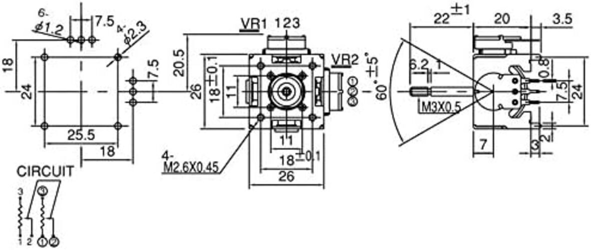 New Tsubame Wireless Joystick TX-26PRR-B10K from Japan