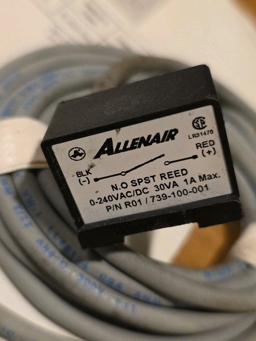 ALLENAIR R01 / 739-100-001 REED SWITCH NEW