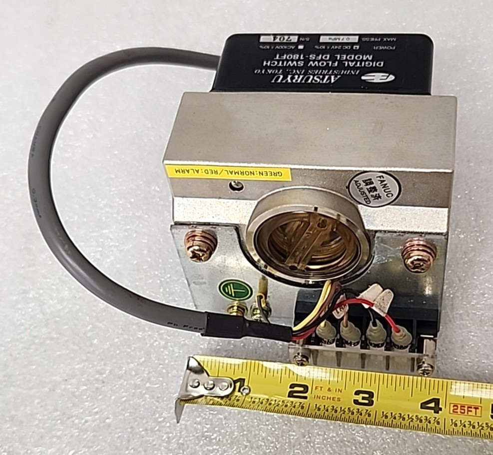 Fanuc A91L-0001-0214/180 Digital Flow Switch / Atsuryu Industries DFS-180FT