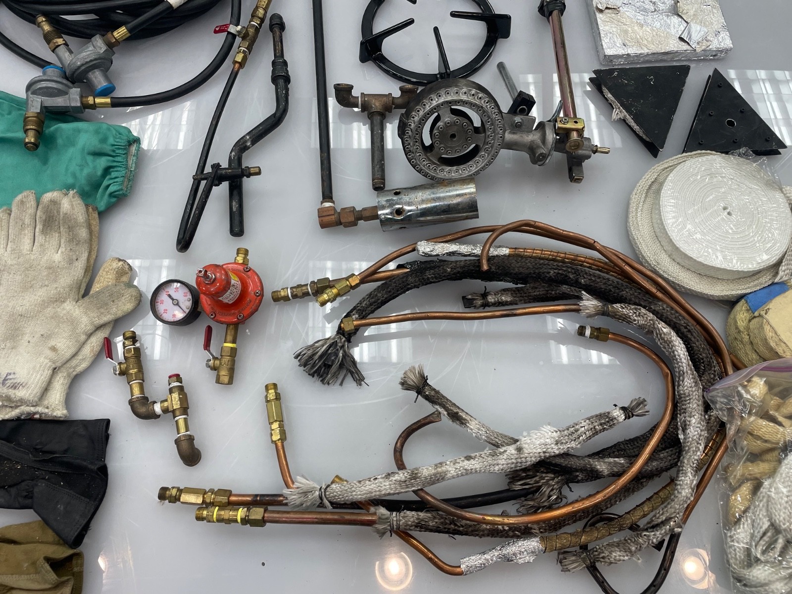 Professional Film Production Pyrotechnic FX Equipment Lot Propane Burners Hoses