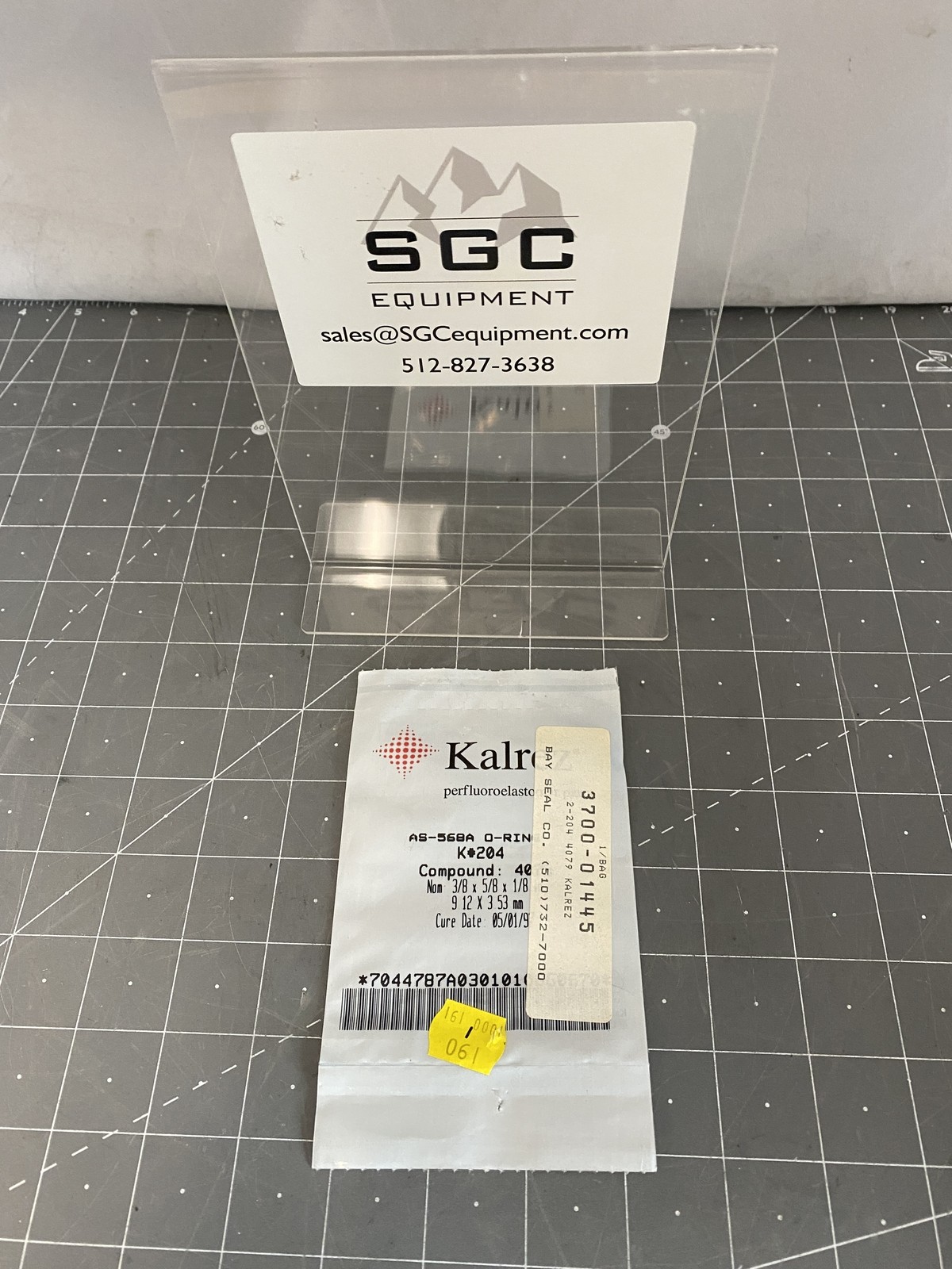 Kalrez O-Ring K#204 Compound 4079 PN: AS-568A Applied Materials 3700-01360
