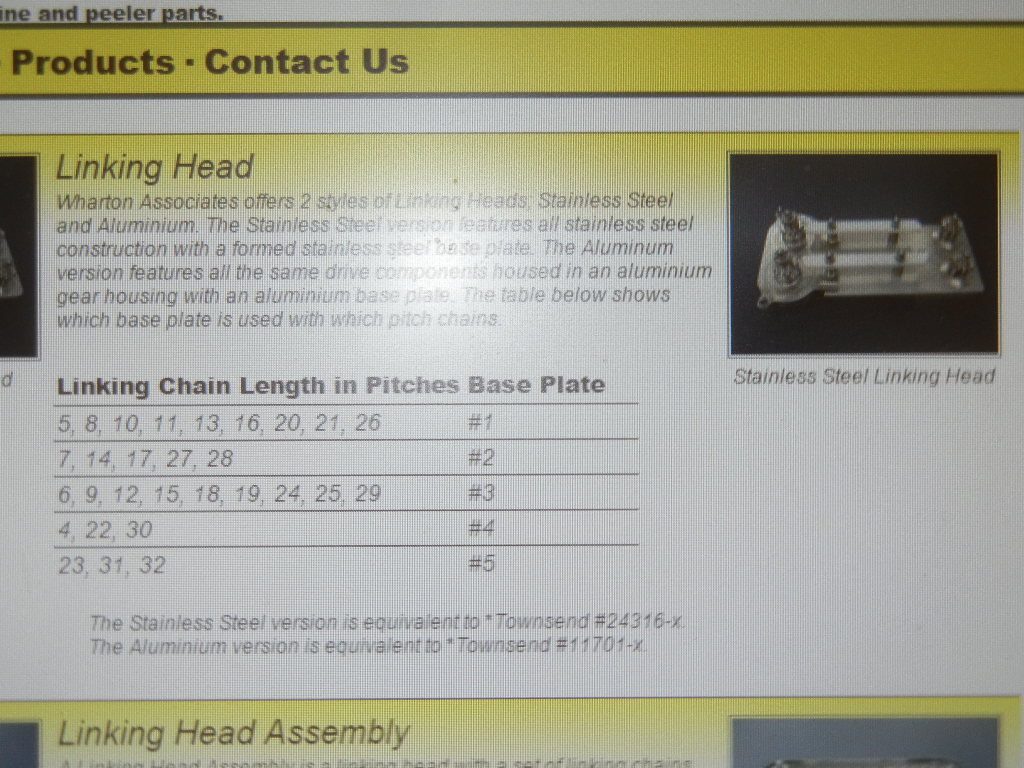 WHARTON 24316-28 NEW STAINLESS STEEL LINKING CHAINS 28 PITCH 10.50 CELL 2431628