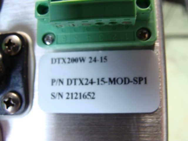 DYNATRONIX POWER SUPPLY DTX24-10 999-1007-2410 W/2 SEC PWR MODS DTX24-15-MOD-SP1