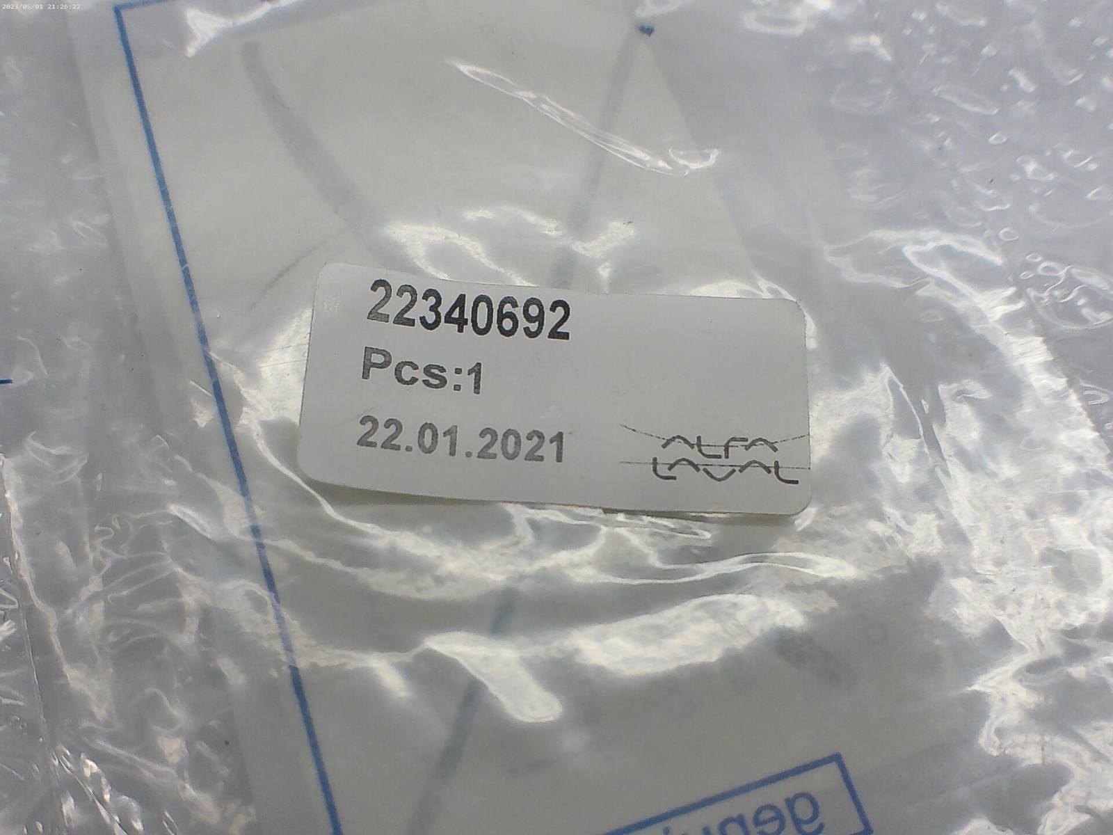 ALFA LAVAL 22340692 O-RING NSNP