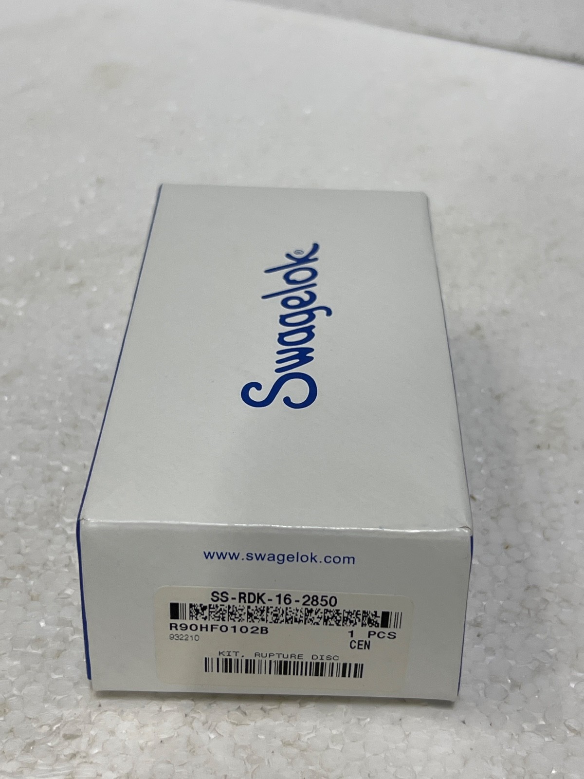 Swagelok SS-RDK-16-2850 Kit Rupture Disc
