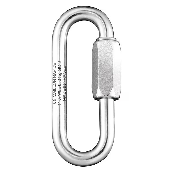 Maillon Rapide Connecting Link,3/16 in,600 lb Load Cap G-050-SS Maillon Rapide