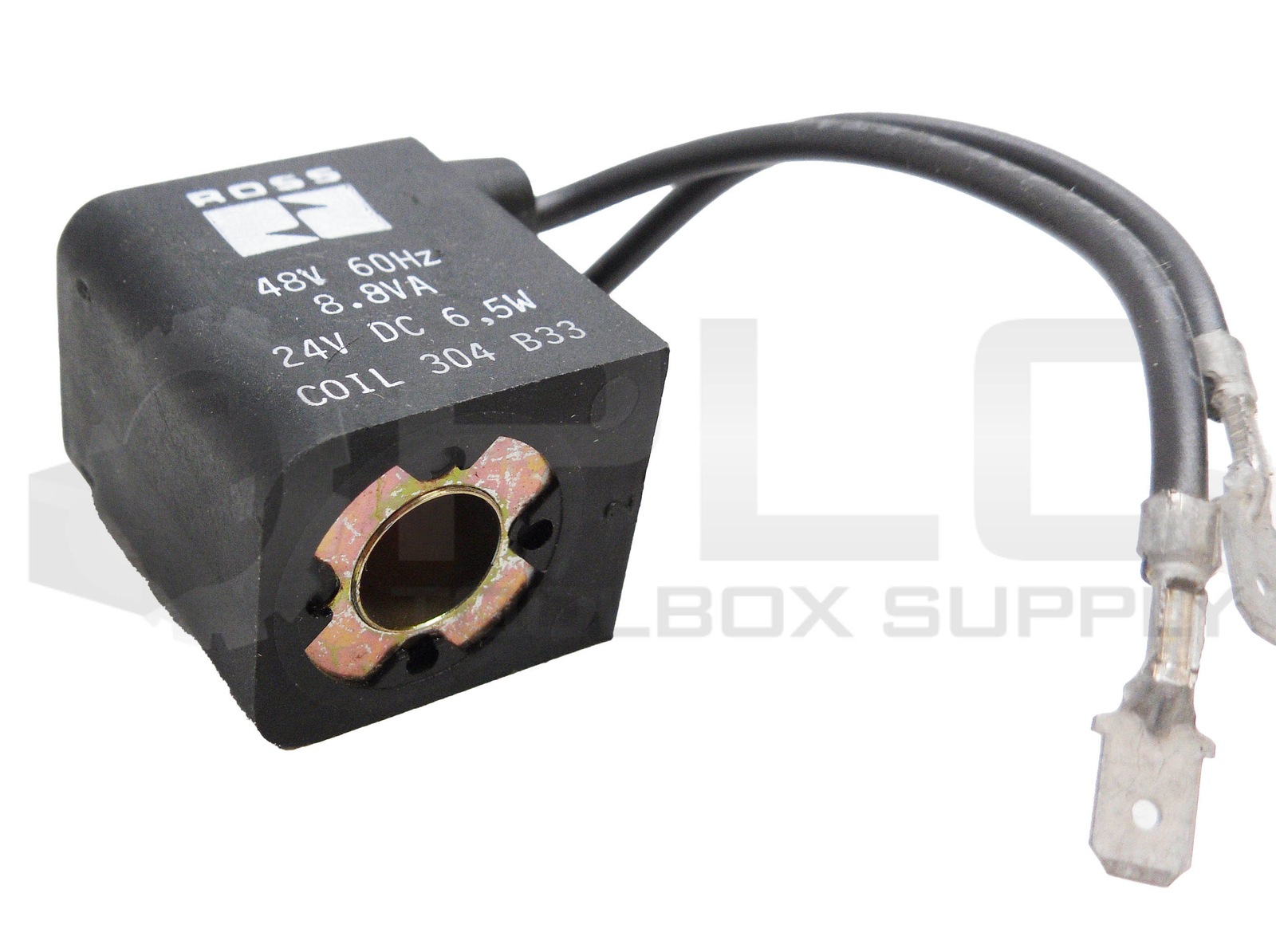 LOT OF 2 ROSS CONTROLS 304B33 COIL 48V 60HZ 24VDC 6.5W