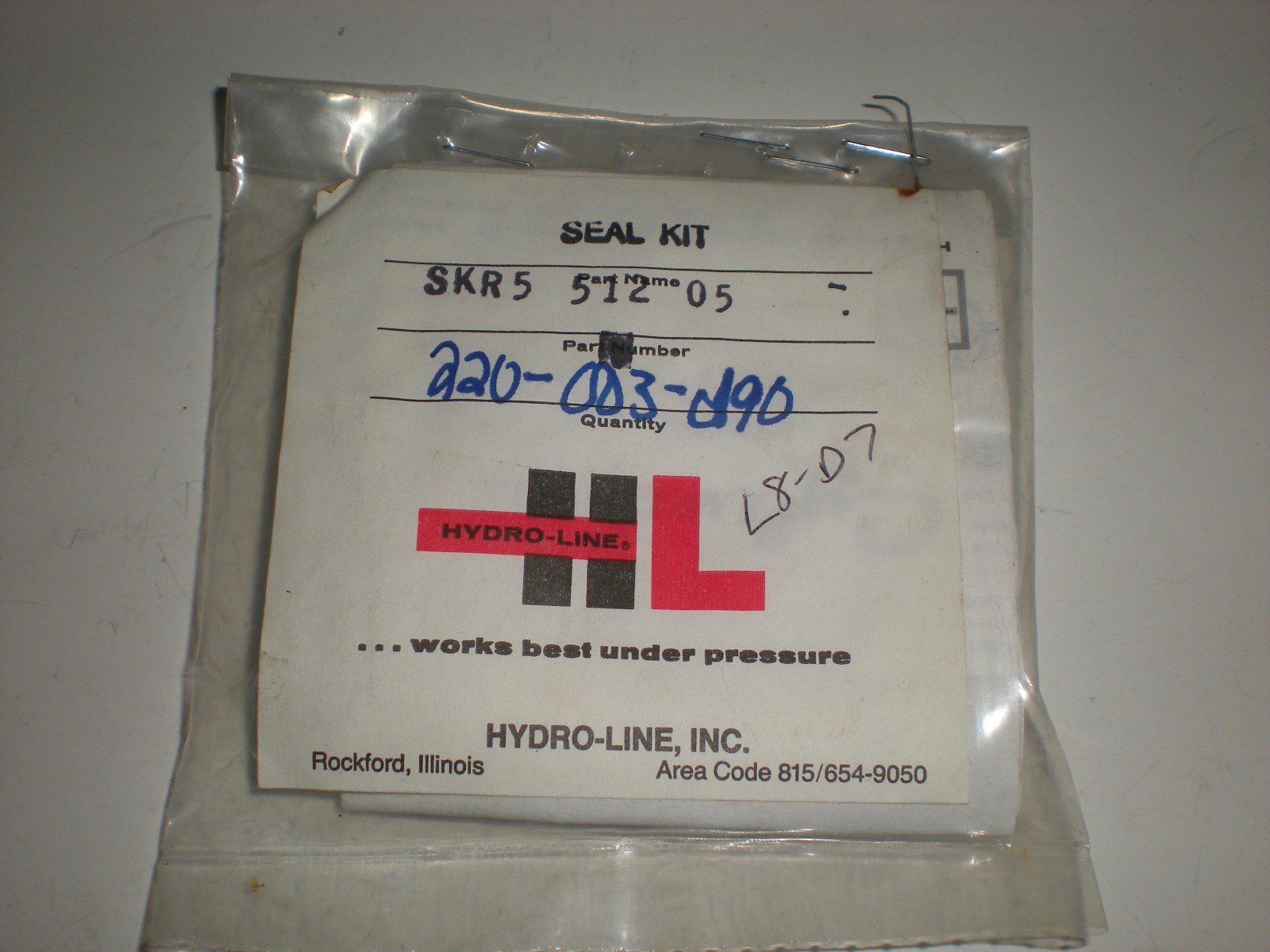 HYDRO LINE SKR5-512-05 SKR551205 SEAL KIT NEW
