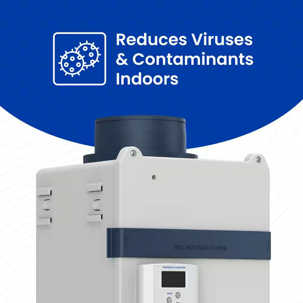 8145 Fresh Air Ventilator with Integrated Control, Powered Damper, and Filter
