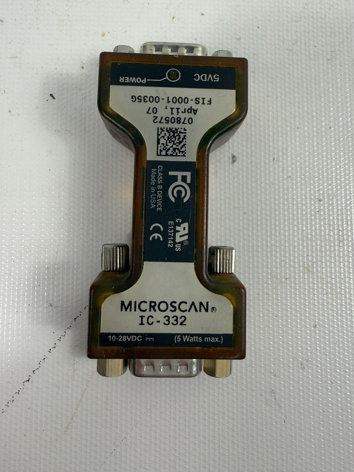 Microscan Interface Connector – IC-332 – FIS-0001-0035G, 0780571