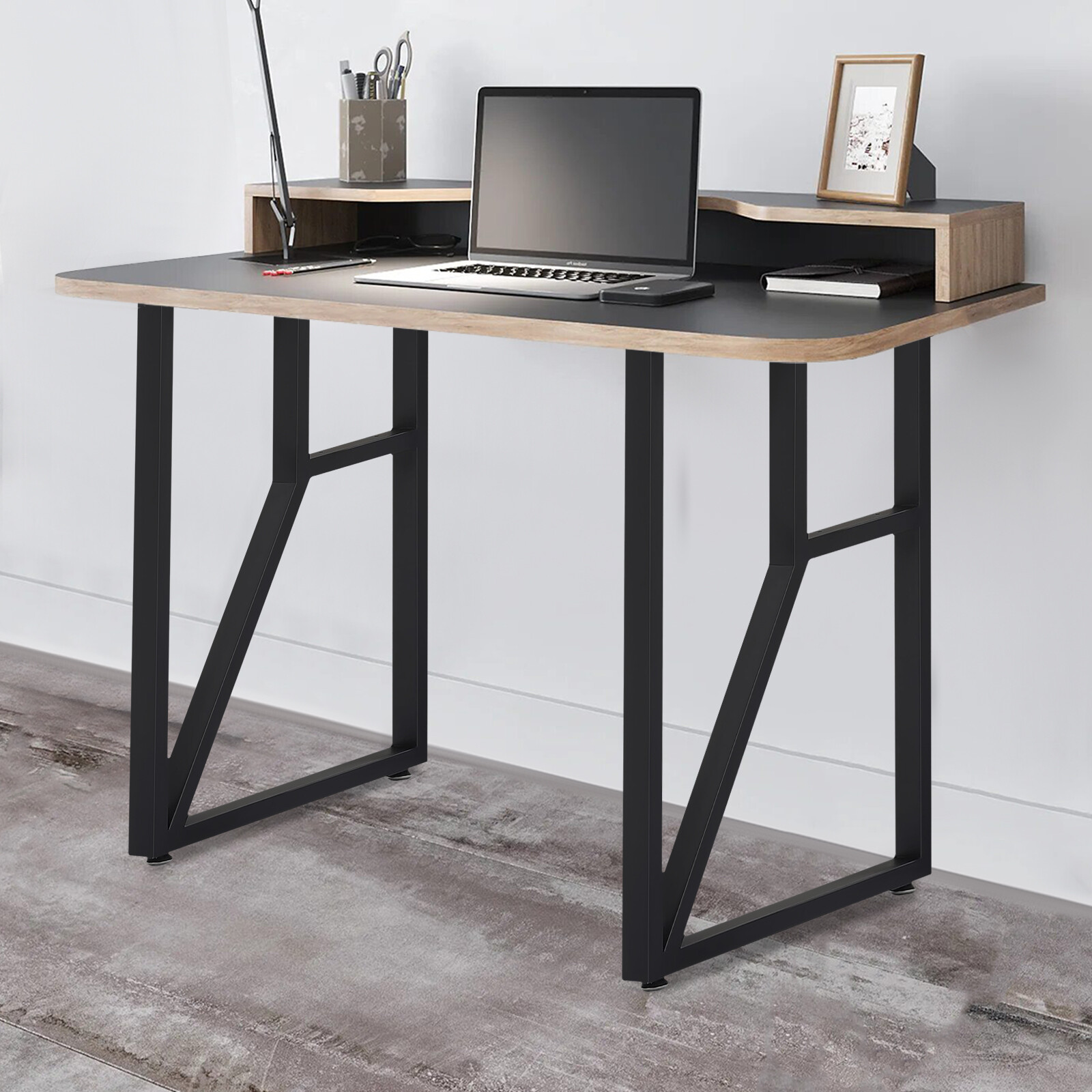 Metal Rectangle Furniture Legs Black Modern Furniture Legs 2 Table Legs