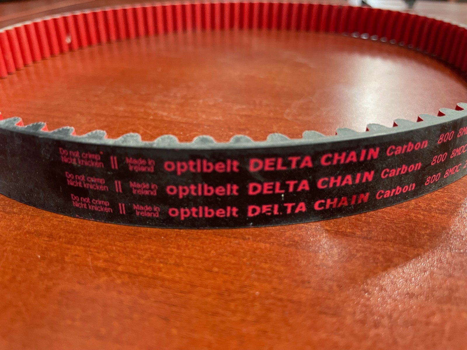 OPTIBELT Delta Chain Carbon Gear Drive Belt 800-8MDC-21 Go Kart Bumper Boat