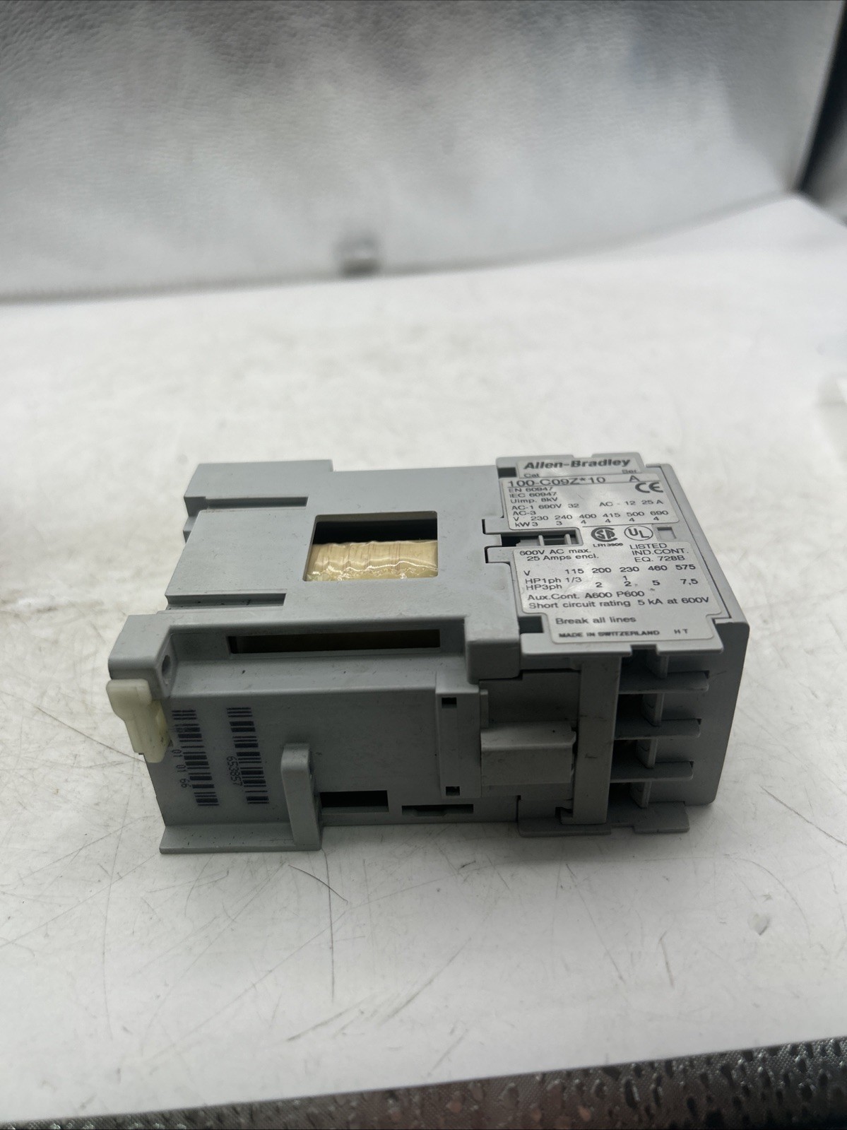 Lot Of 3 Allen Bradley 100-C09Z*10 Series A Contactor See Pics
