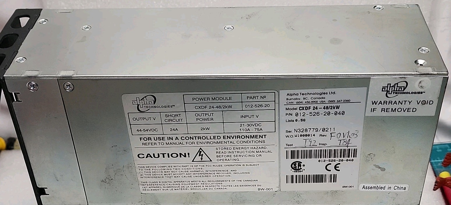 CORDEX 012-526-20-XXX CXDF 24-48/2KW DC-DC Power Converter