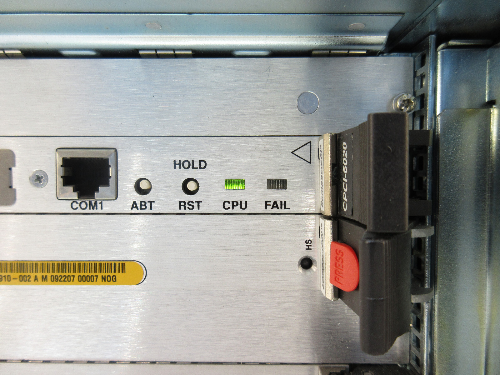 Motorola Arris TMX-2010 Transport Multiplexer CPCI-6020TM, ROM-STD, RIM-ASI