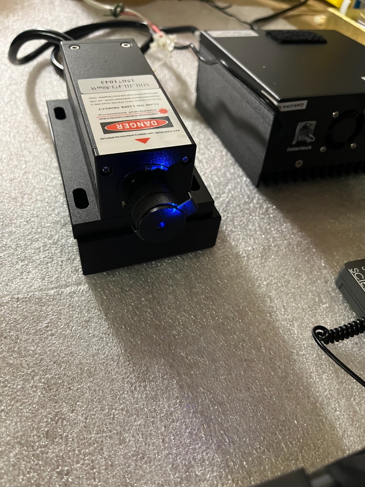 Ultra Laser Model Number # MBL-III-473nm Complete Kit / Set Black