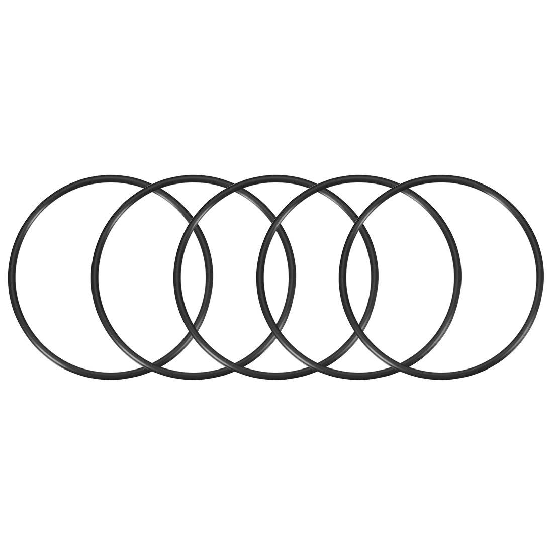 5 pcs O-Rings Nitrile Rubber 117mm x 125mm x 4mm Seal Rings Sealing Gasket