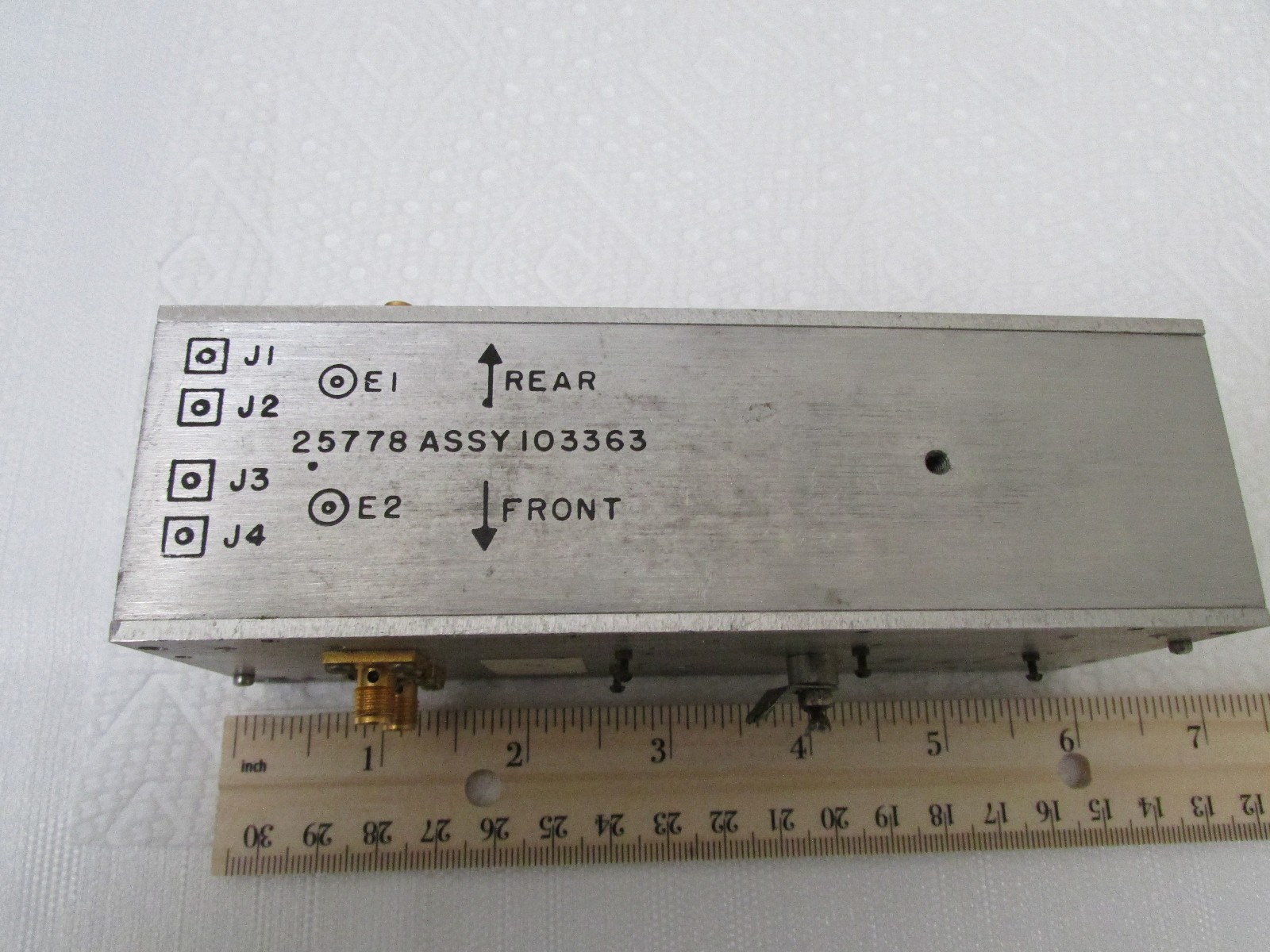 Microwave RF Module With Gold Plated SMA Connectors From AUL Signal Generator