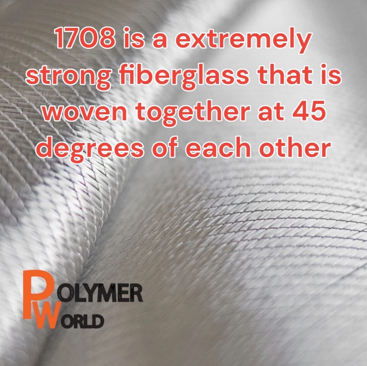 Rolled 1708X50X5 Yards Biaxial Cloth 45/45 – Lightweight & Marine-Grade Fibergla